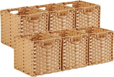 Produktbild von 25 cm große Aufbewahrungsboxen für 27 cm Schrank, 25 x 25 x 25 cm, Beige