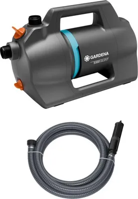 Obrázek produktu pro Gardena Gartenpumpe 5000 Silent Saugschlauch-Set Gartenpumpen-Set 5.100 l/h