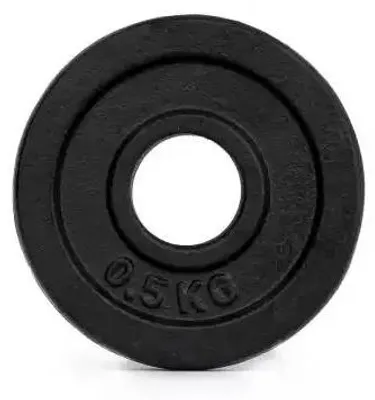 Image de Disque de poids Laubr 0,5 kg noir