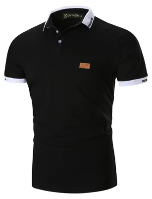 Productafbeelding van Klassiek geruit poloshirt voor heren, katoen, korte mouwen