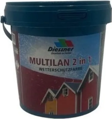 Produktbild von Diessner Multilan 2 in 1 Wetterschutzfarbe 1 L
