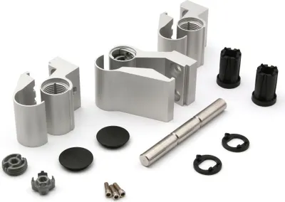 Produktbild von Schüco Aufsatztürband 279545 silber 36 mm, nach innen oder außen öffnend