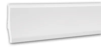Produktbild von PROFHOME 153104 Sockelleiste Fußleiste Stuckleiste aus Polyurethan 2 m