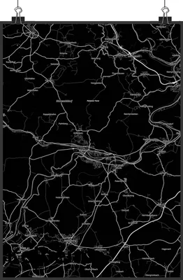 Produktbild von Mr. & Mrs. Panda Bild Kelheim DIN A1 - Geschenk, Stadt, Kunstdruck, drucke, Dorf Karte Landkarte Map Stadtplan, Plakat, Wandbild, wanddeko