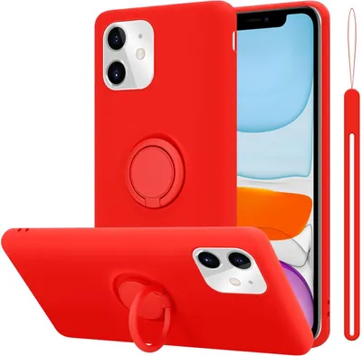 Zdjęcie produktu dla Etui Cadorabo do Apple iPhone 11 w kolorze czerwonym etui na telefon komórkowy pokrowiec z TPU