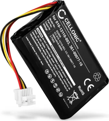 Produktbild von CELLONIC 1x Akku für Navigation Kompatibel mit Garmin Zumo 590LM, Zumo 595LM, Zumo 595, 010-12110-003 - (1800mAh, 3.7V)