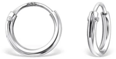 Produktbild von Kleine Draht-Creolen Ohrringe aus 925 Silber (8 mm)