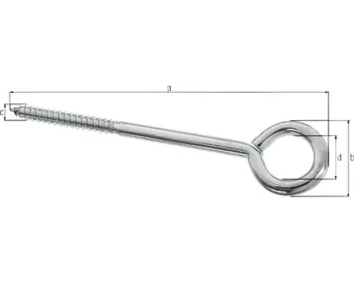 Produktbild von Alberts® Befestigungsring,galv.blau verzinkt,z.Einschrauben,Länge 160mm,Außenmaß ⌀36mm