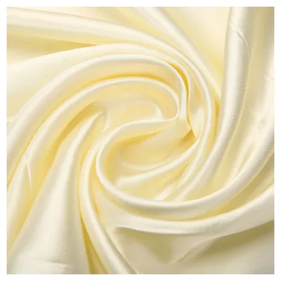 Produktbild von Satin Meterware (Creme) für Deko, Basteln, Kleidung 150cm breit UNI