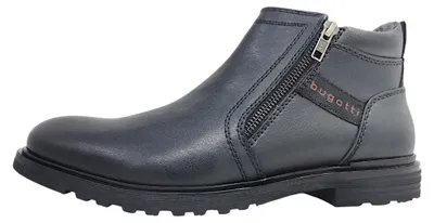 Image de Bugatti Vittore : Bottes pour hommes, couleur noire, style décontracté