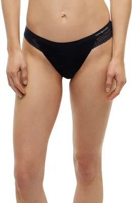 Productafbeelding van Tommy Hilfiger dames string, blauw (Desert Sky), maat S