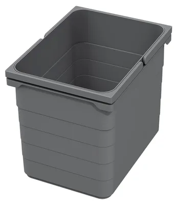Produktbild von Ninka Abfallsammler 15 Liter dunkelgrau – Einbau-Abfalleimer, Modell 5078