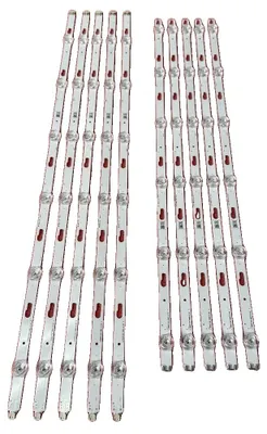 Image de Éclairage LED, ensemble de 10 pièces, compatible avec plusieurs modèles, 10 pièces pour 1 téléviseur