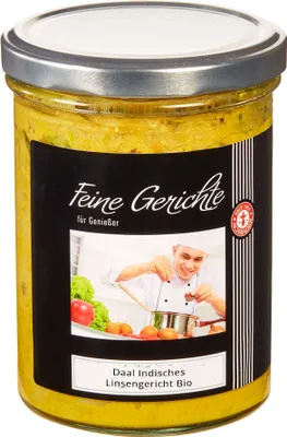 Produktbild von Schrader Dal Indisches Linsengericht Bio, vegan