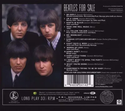 Produktbild von Beatles,The-Beatles For(Remastered)