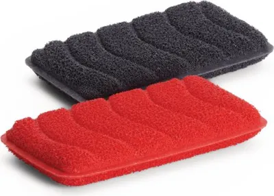 Produktbild von Woll, Silikon-Schwamm - 2er Set 1x rot & 1x grau