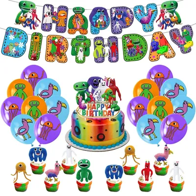 Image de Kit de ballons de décoration pour anniversaire, idéal pour une fête d'anniversaire d'enfant. "Joyeux anniversaire"
