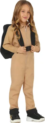 Immagine prodotto di Halloween costume da cacciatore di fantasmi bambini avventura tuta set completo Zaino spooky cacciatore abiti cacciatore bambini costume festa di Halloween travestimento cacciatore di fantasmi set completo divertimento, dimensioni: 140/146 colore: beige