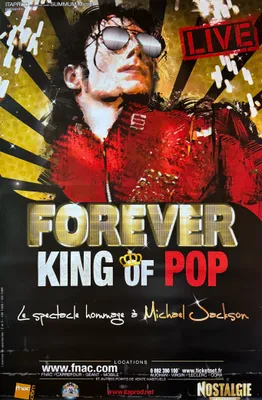Obrázek produktu pro Michael Jackson – Král popu navždy – Plakát – 77x118 cm