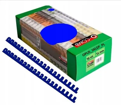 Produktbild von Opus Plastik-Bindespiralen 51 mm blau für 510 Blatt