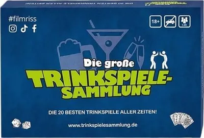 Produktbild von Die große Trinkspielesammlung 20 Spiele Partyspiel Trinkspiel Brettspiel