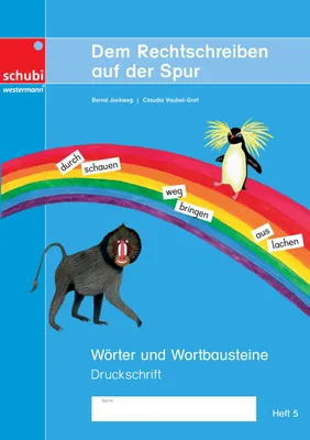Produktbild von Dem Rechtschreiben auf der Spur Heft 5. Wörter und Wortbausteine. Ausgabe in Druckschrift