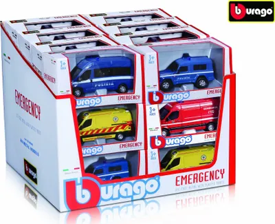 Image de Bburago 1:50 Véhicules d'urgence assortis