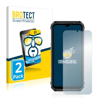 Produktbild von 2x Für Ulefone Power Armor 18T Schutzfolie BROTECT Displayschutz Display Schutz Folie Klar Transparent