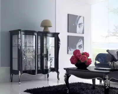 Image de Armoires Bois Vitrines Verre Armoire Vitrine Salon Meubles Buffet
