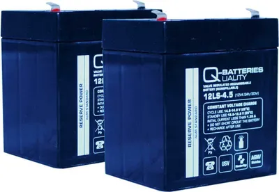 Produktbild von Q-Batteries Ersatzakku für Treppenlifte und Patientenlifter 24V 4,5Ah (2 x12V)