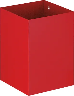 Produktbild von Viereckiger Papierkorb - Rot