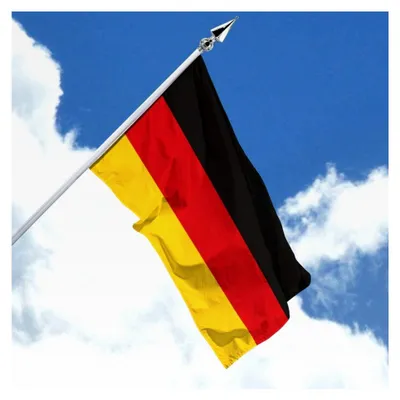 Produktbild von Deutschlandflagge – 80x120 cm Fahne, Haushängefahne aus reißfestem Polyester