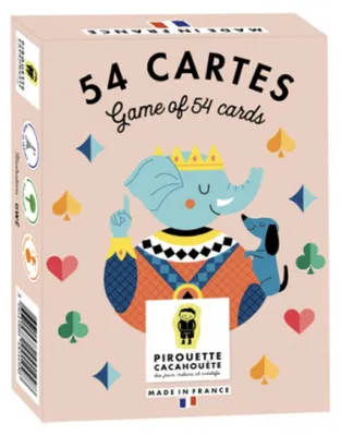 Image de Pirouette Cacahouete Jeu de 54 cartes - Pirouette Cacahouete