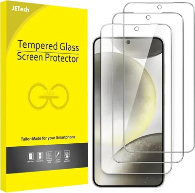 Produktbild von JETech Schutzfolie für Samsung Galaxy S24 5G 6,2 Zoll 3 Stück Ultra Klar 9H Gehärtetes Glas