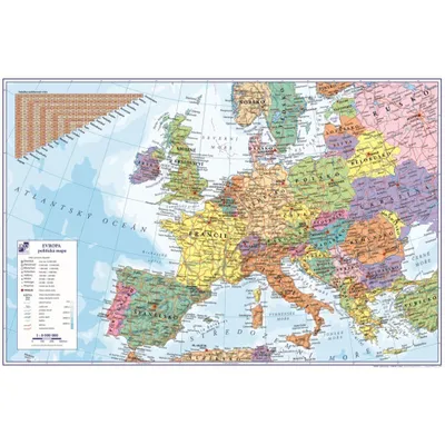 Obrázek produktu pro Karton P+P Podložka na stůl 60x40cm Evropa 5-805