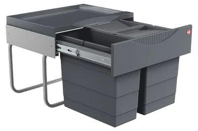 Immagine prodotto di Hailo Raumspar-Tandem-S 18 + 12 l con coperchio