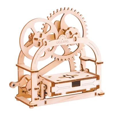 Productafbeelding van UGears Mechanische Doos, 61 onderdelen, vanaf 14 jaar