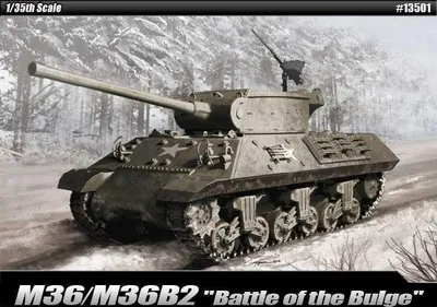 Zdjęcie produktu dla Zestaw modelarski czołgu 13501 - M36/M36B2 "Bitwa o wybrzuszenie" (1:35)
