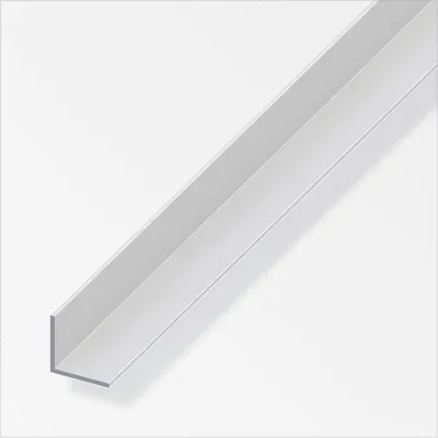 Produktbild von alfer Winkel 1 m, 10 x 10 mm Aluminium eloxiert silber