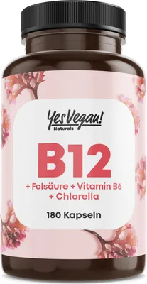 Produktbild von Yes Vegan® Vitamin B12 hochdosiert - Kapseln