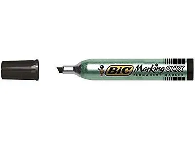 Produktbild von BIC Marking ONYX 1591 Permanent-Marker Meißel Schwarz 12 Stück(e)