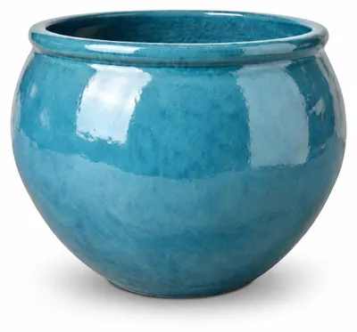Obrázok produktu pre Kvetináč keramický Provencelia LUTECE Karibská Modrá, Ø53 cm x H43 cm, mrazuvzdorný