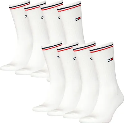 Produktbild von 4 Paar Tommy Jeans Herren Iconic Tennissocken