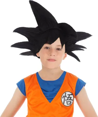 Immagine prodotto di Parrucca Goku Dragonball Z nero KW 54 cm per bambini