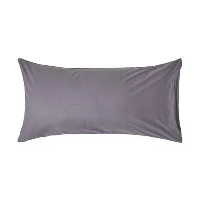 Obrázek produktu pro HOMESCAPES povlak na polštář hustota vláken 200 antracit, 50 x 90 cm