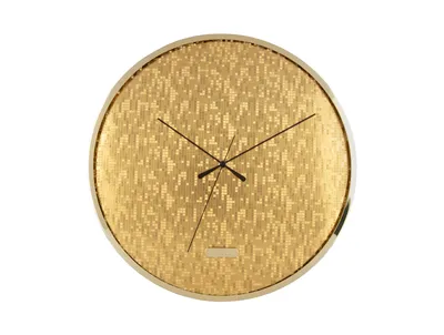 Produktbild von Karlsson - Wanduhr Disco - Gold