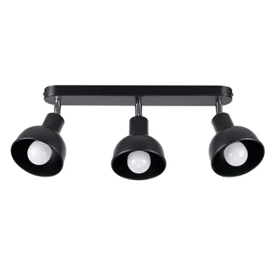 Produktbild von Plafond ELBA 3 Schwarz 3xE27 15W Stahl 18.5x24x59cm Sollux Lighting