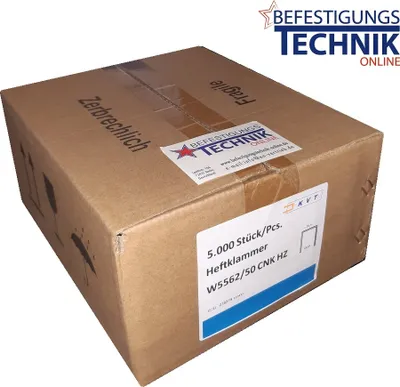 Produktbild von Klammer WS50CNKHA 50mm W5562 für Prebena 4C-WS50 WS Senco P PS20XP WC200XP P21BABB N5024 KL-56 4,3M