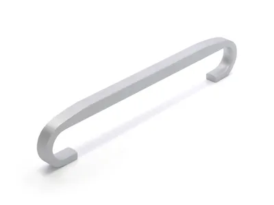 Obrázek produktu pro Rujzdesign nábytková úchytka 619.10 - povrch: hliník broušený, rozteč: 370 mm