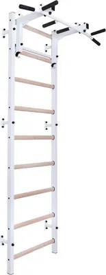 Produktbild von BenchK Sprossenwand 731W mit abnehmbarer Klimmzugstange, 67 cm breit, 2,40 m hoch, bis 150 kg